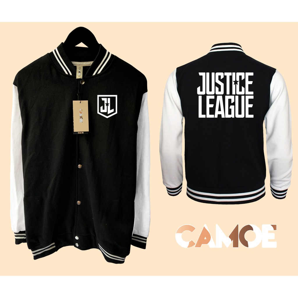 Jaket Varsity Baseball Justice League DC comics