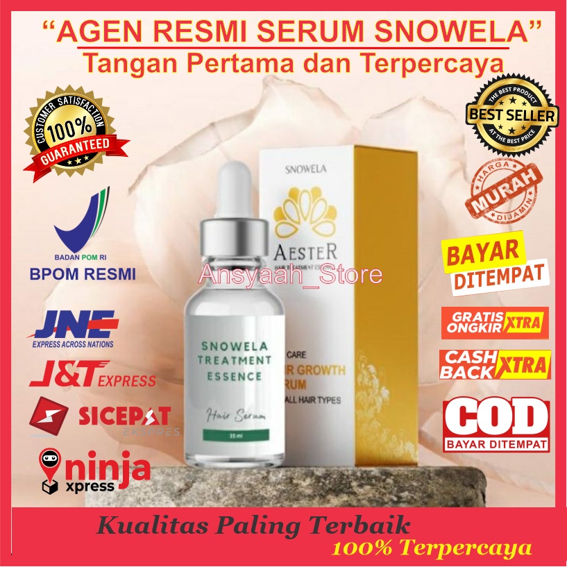SNOWELA Hair Serum Treatment Essence Serum Penumbuh dan Penyubur Rambut 100% Terpercaya BPOM