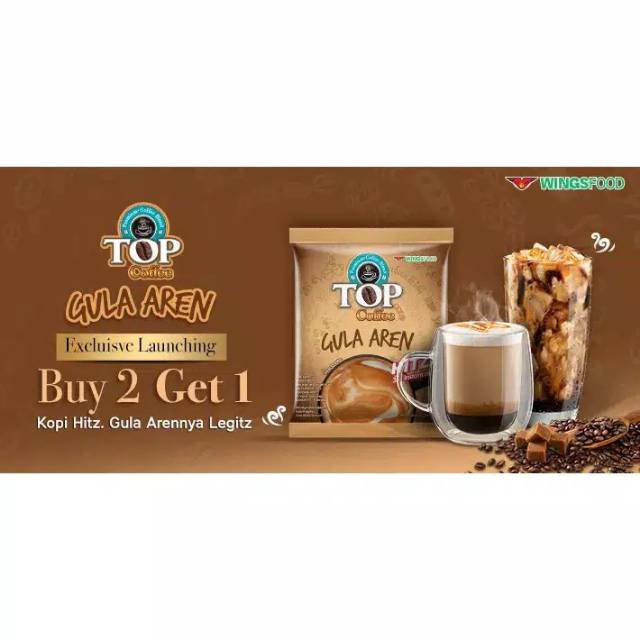 

Top kopi gula aren 15 sachet