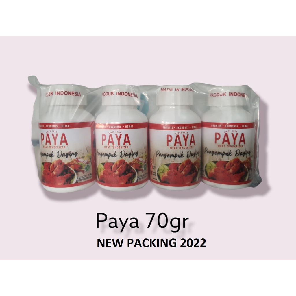 

Pengempuk daging 70gr x 4 (GROSIR) brand PAYA