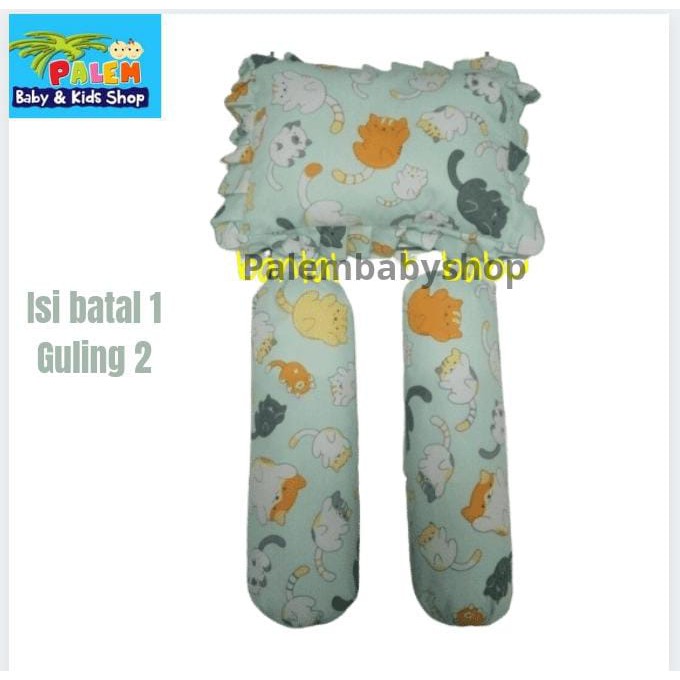 Vanlin Bantal Set Bayi  halus dan  empuk guling2 bantal1