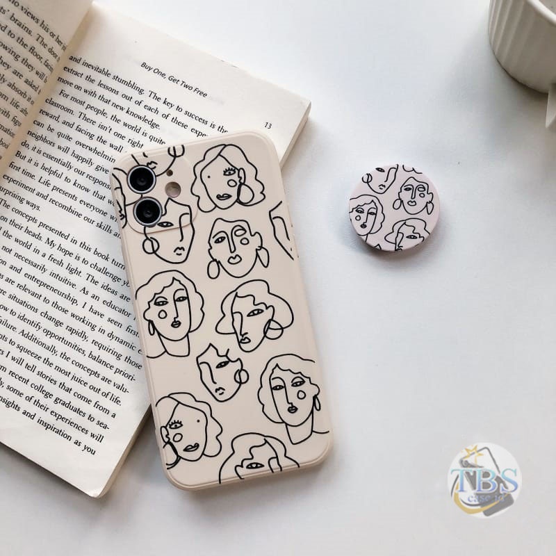 [MP02] Case Macaron + Free Popsocket For Oppo A5S A54 A16 A15 A53 A5 2020 A1K A3S Reno 7 4 4f 5 5f 6