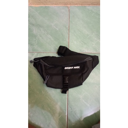 Tas Waist Bag Tas Pinggang Geoff Max Original