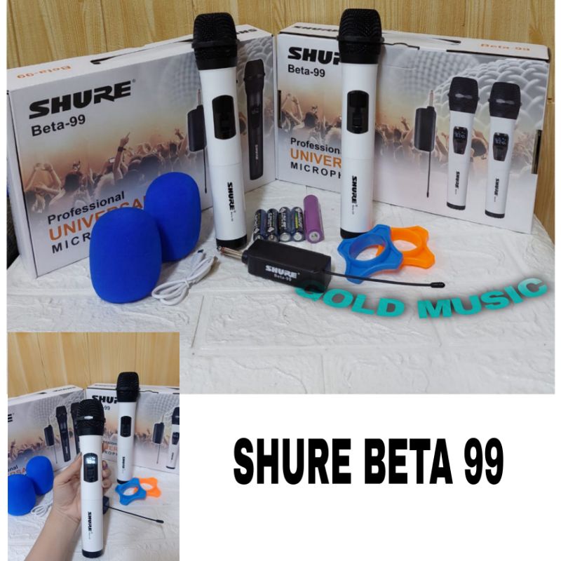 Mic Wireless SHURE BETA 99 WIRELESS MIC HANDHELD SHURE BETA99