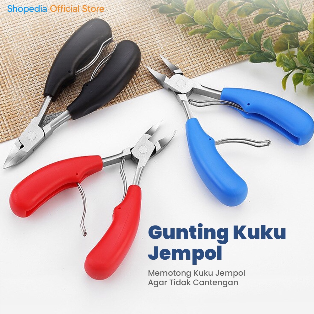 Gunting Kuku Kaki Jempol Anti Cantengan Pemotong Kuku Miring