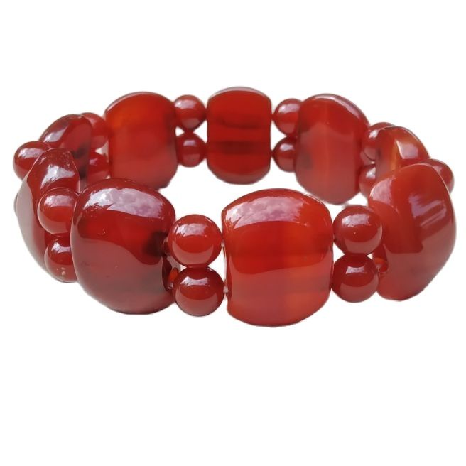 Gelang Batu Akik Sulaiman Model Batu Kotak Asli Natural