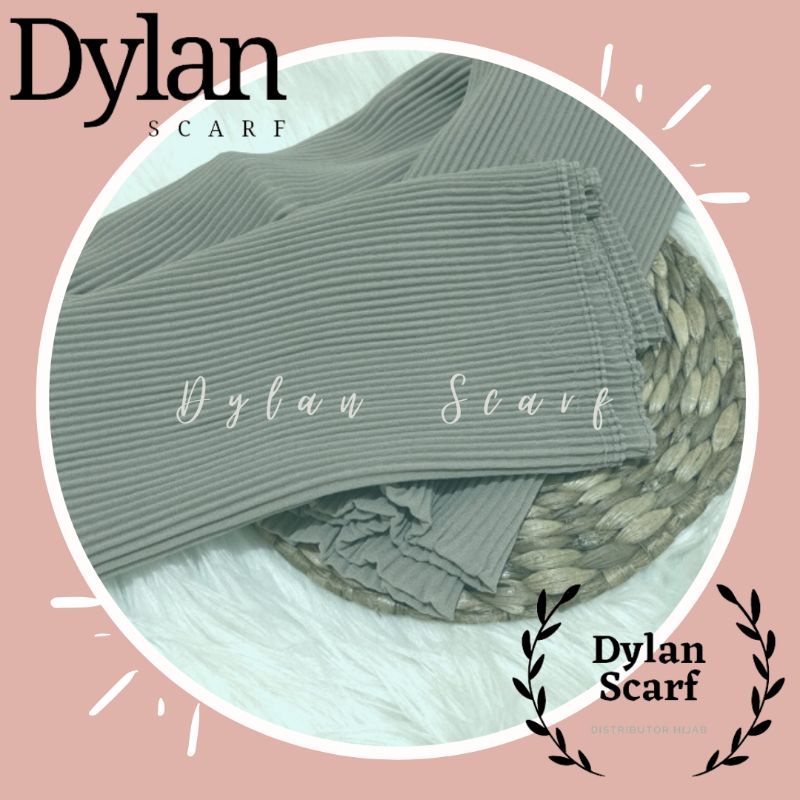 Jilbab Pashmina Plisket Ceruty Babydoll Premium Import-Grey