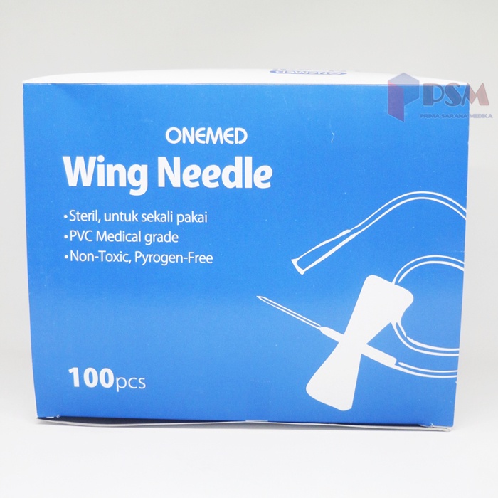 Wing Needle 27G Onemed / Sejenis Winged Infusion Set Scalp Vein Terumo