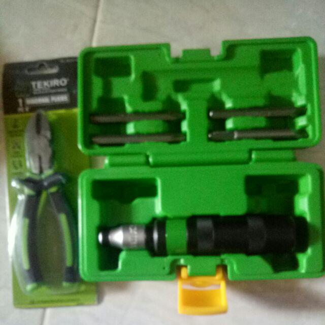 Obeng Ketok Set 5 Pcs Tekiro - Tekiro Obeng Getok Set 5 Pcs - Impact Driver Obral Murah