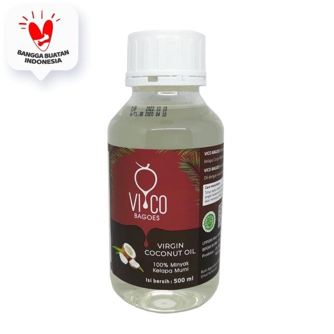 

Big Sale Vico Bagoes VCO Virgin Coconut Oil, Minyak Kelapa 500ml Big Sale