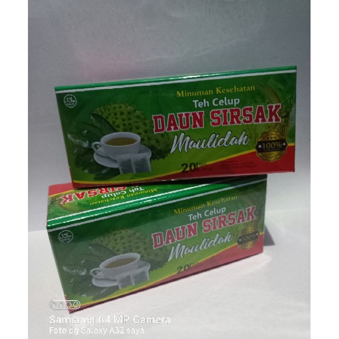 

TEH CELUP HERBAL DAUN SIRSAK 20 KANTONG