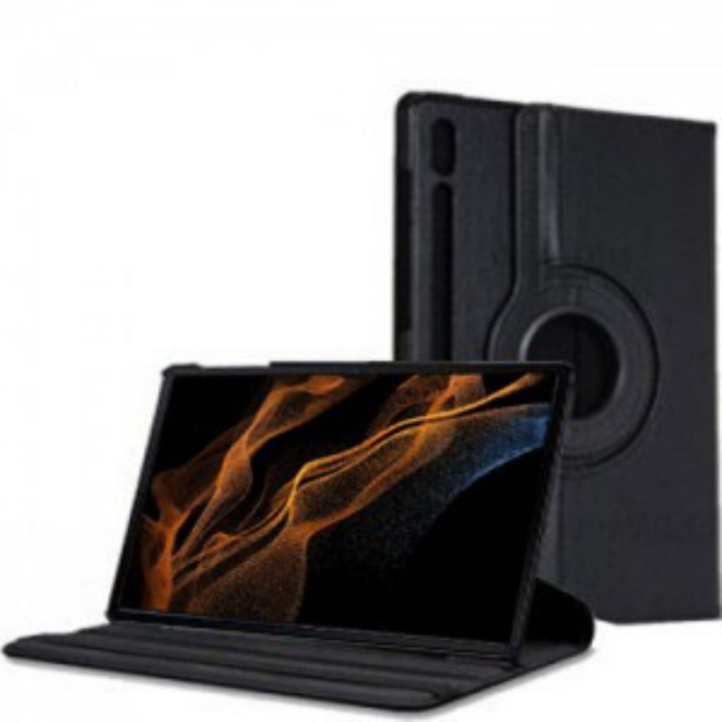 Rotate Rotary Flip Leather Case Casing Cover Samsung Galaxy Tab S8 Ultra 14.6 2022 X900 X906