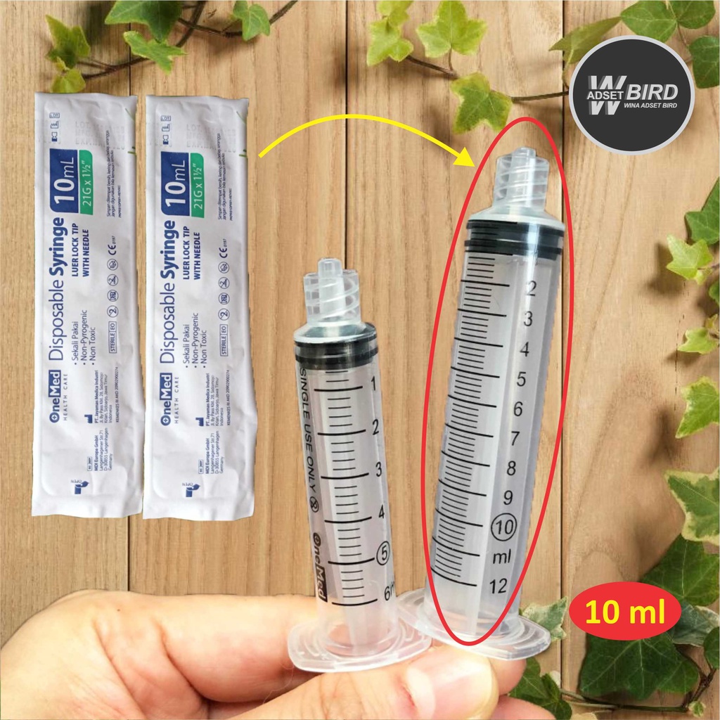 SUNTIKAN SPET LOLOHAN ANAKAN BURUNG 10 ML SPUIT INJEKSI VITAMIN OBAT HEWAN
