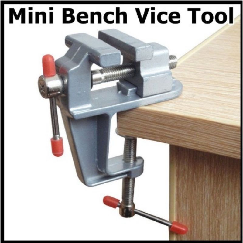 Clamp Meja Catok Vise Table / RAGUM Mini Kerajinan Seni Perhiasan /Catok Meja Clamp Penjepit Kayu