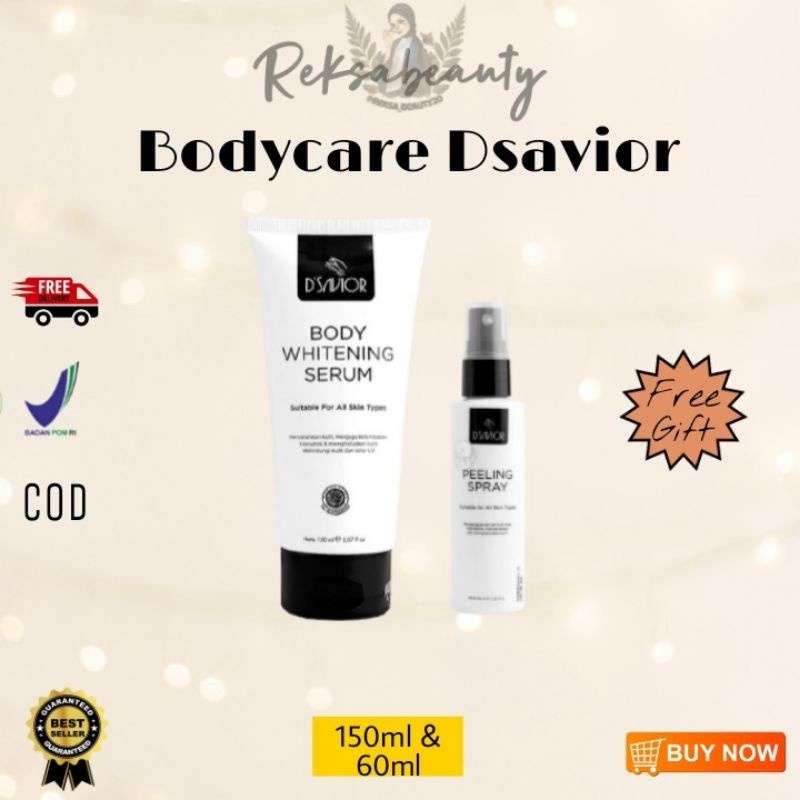 [TERLARIS] PAKET BODY CARE D'SAVIOR FREE PARFUM