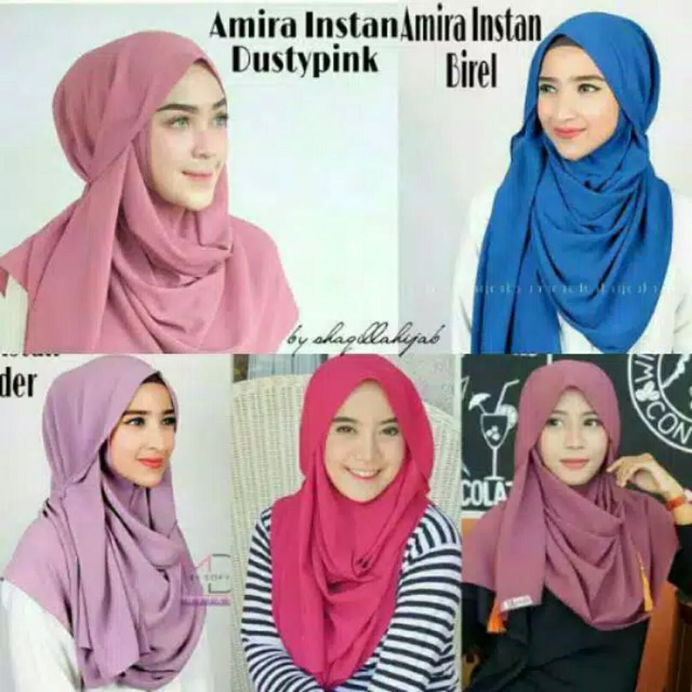 Amira Instant ✅ Hijab Jilbab Almira Kerudung Instan