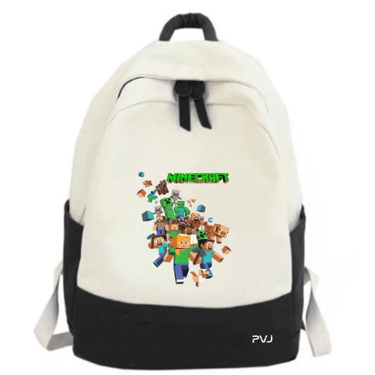 Tas Ransel anak laki laki minecraft / tas backpack Lego figure
