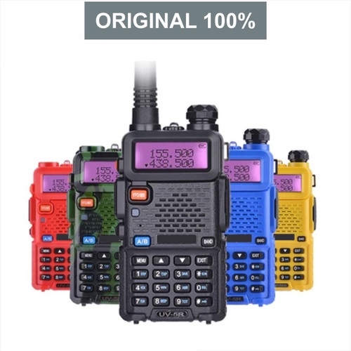 HT Boefeng UV5R Handy Talky Jarak Jauh Walkie Talkie Dualband Original