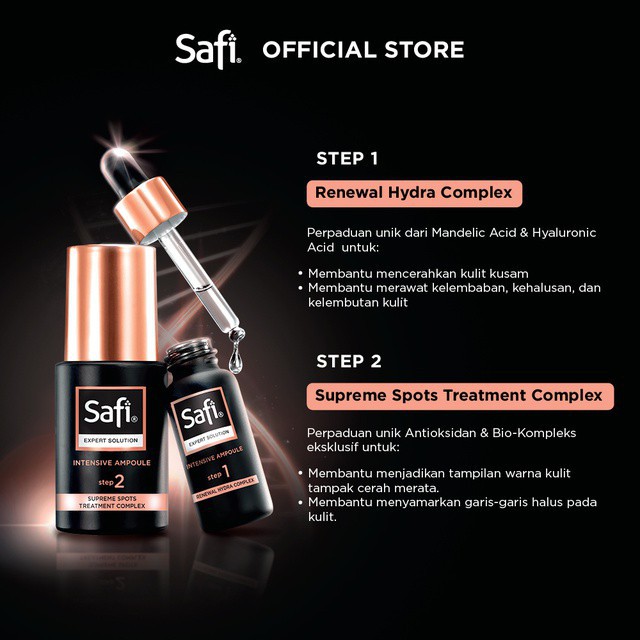 Safi Expert Solutions Intensive Series | Intensive Ampoules | Bio Skin Mosturizer | Eye Serum