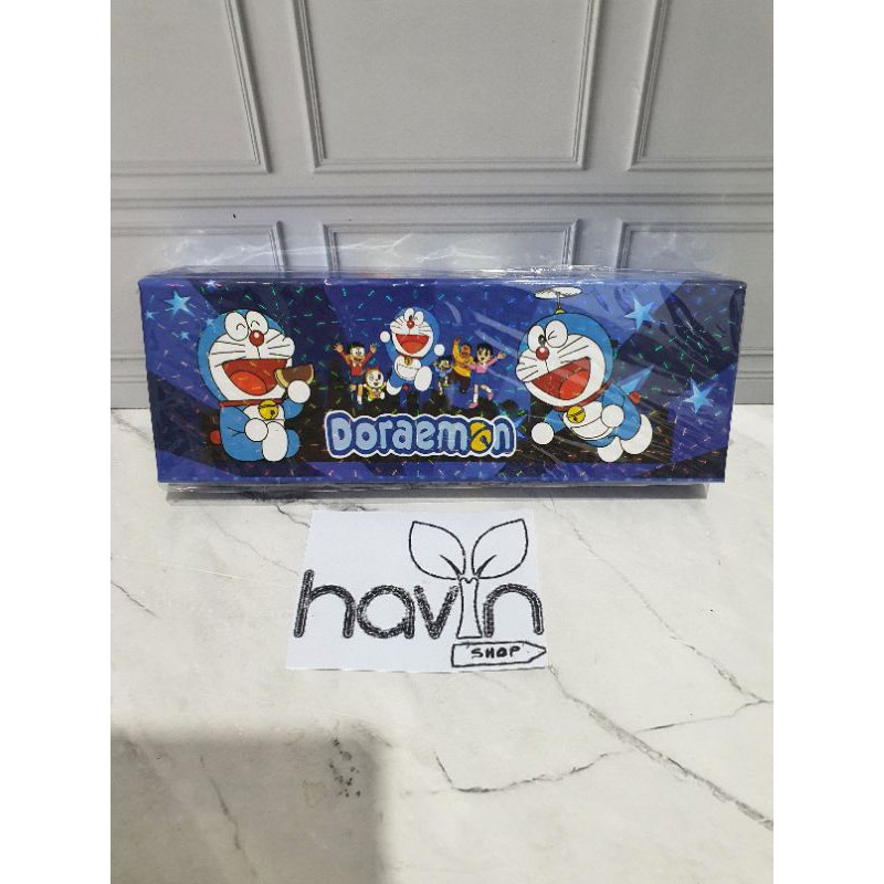 kotak pensil DUS/pensil case/tempat pensil DUS fancy-DORAEMON