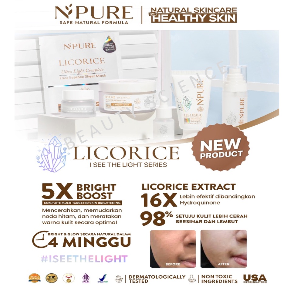 NPURE Licorice Sheet Mask