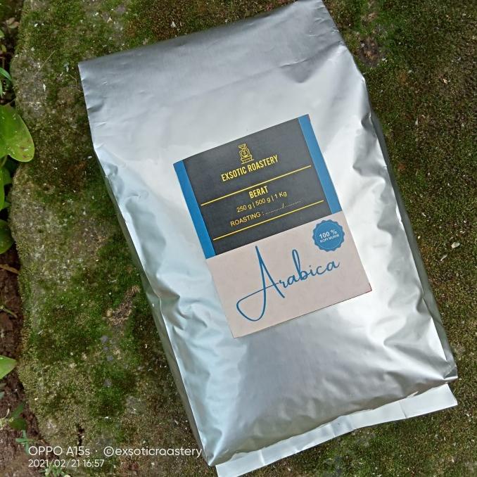 

kopi arabika 1 kg bubuk / biji murni tanpa campuran