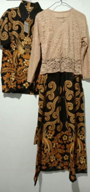 Maura Couple - Sania Ruffle Batik Couple Ori Ndoro Jowi Dnt Garansi.