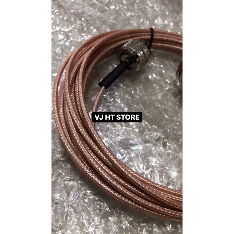 Kabel RG 174 Isi Perak bahan teplon panjang 7 meter