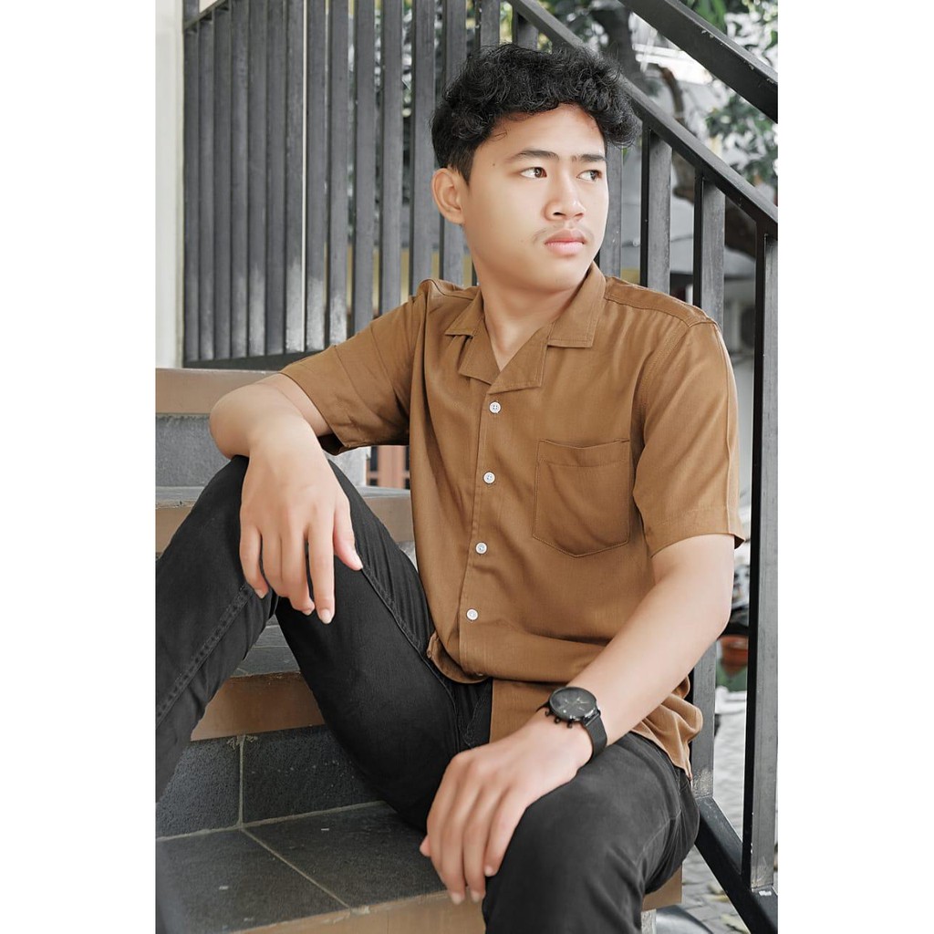 Kemeja kra Piyama Casual Pria   Merk Ilefen tuelef #IL.007