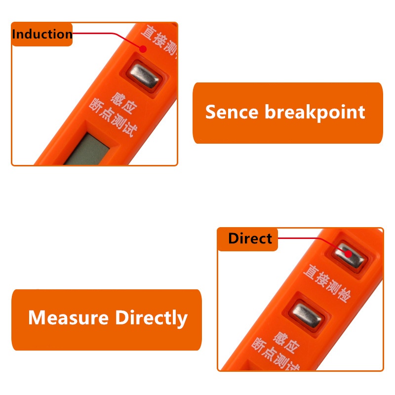 [BISA COD] DIGITAL TEST PEN TES PEN TESPEN DIGITAL 12-250V AC DC DENGAN DISPLAY