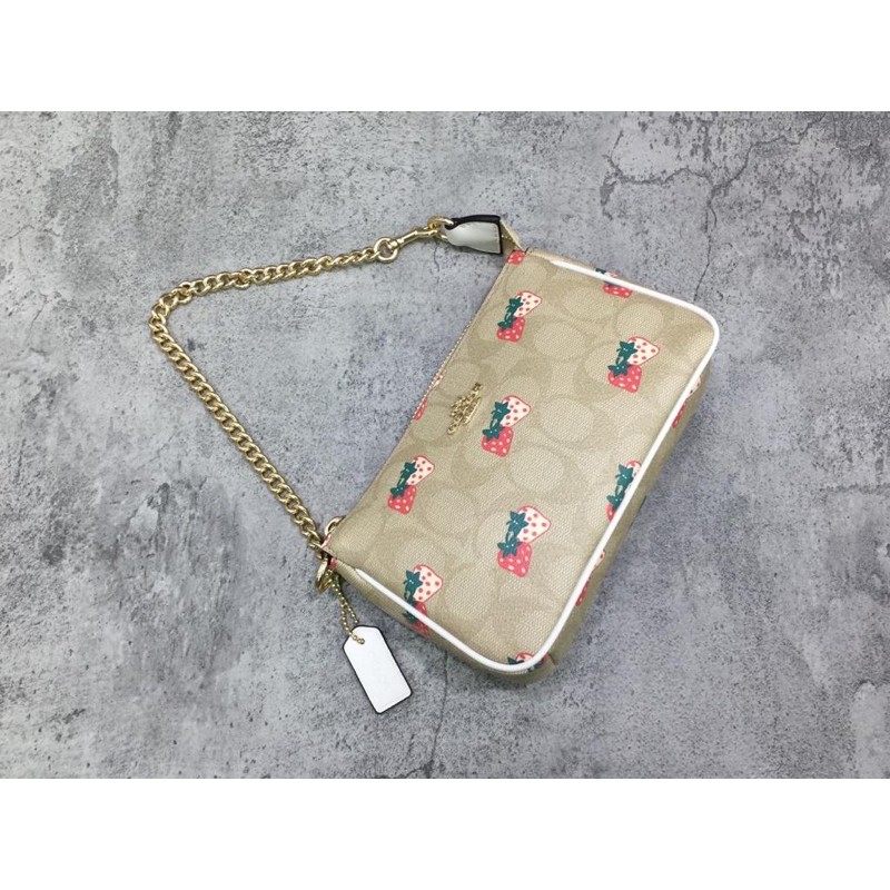Coach strawberry mahjong Chain Bag