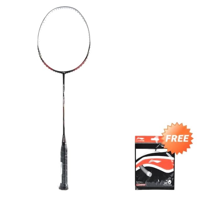 Jual Li-Ning Turbo X 50 G4 Raket Badminton - Black Silver [AYPM102-4] + Fre Murah
