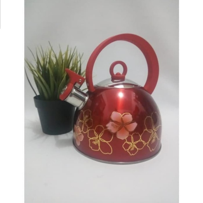 SUPRA Teko Siul FLORAL BUNGA 2 liter. Kettle ceret SUPRA