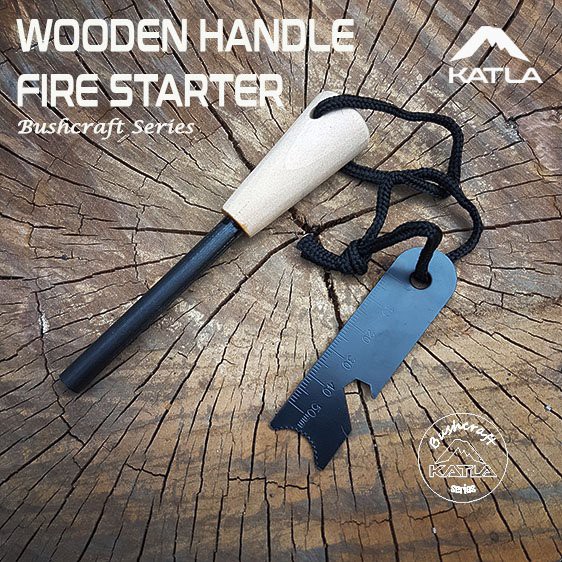 FIRE STARTER KATLA BUSHCRAFT PEMANTIK API GAGANG KAYU SURVIVAL OUTDOOR