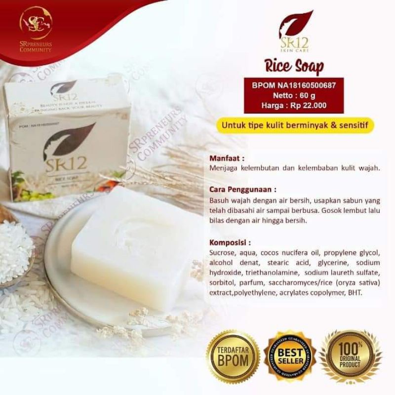 Sabun Beras SR12