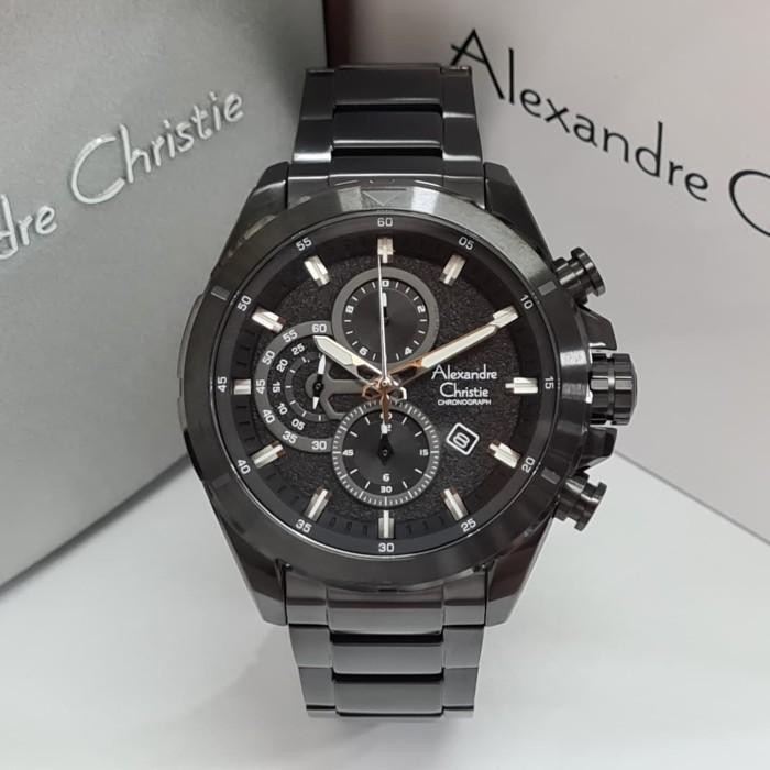Alexandre Christie AC6508 Full Black Original Alexanadre Christie Pria AC 6508