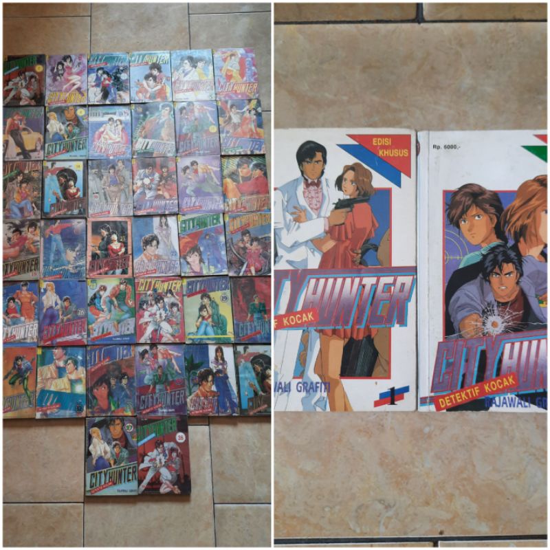 Komik City Hunter Fullset 1-38 Plus Edisi Khusus 1-2 Full Cover Tsukasa Hojo Rajawali Grafiti