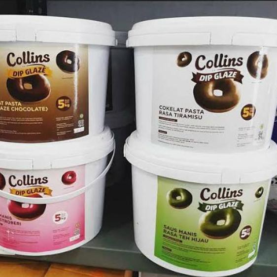 

10.10 Flash Sale Dip glaze collins repack 500gr glaze donat murah