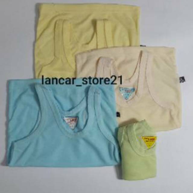 6PCS SINGLET ANAK SUNFLOWER/KAOS DALAM ANAK SUNFLOWER WARNA/SINGLET ANAK