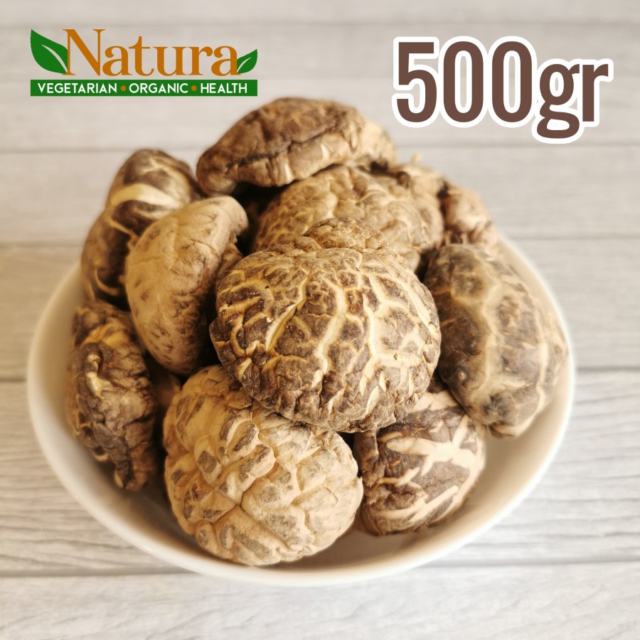 

Jamur Shitake Hioko Kering Premium 500gr Vegetarian Vegan