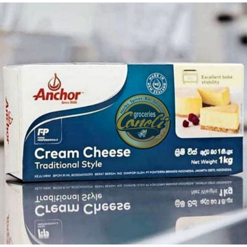 ANCHOR CREAM CHEESE 1Kg II anchor cream cheese 1kg