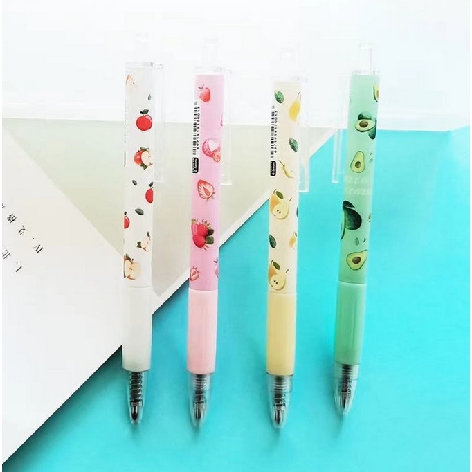 A133 BALLPOINT BUAH BUAHAN disney pulpen tinta biru hitam lucu imut atk alat tulis kantor buku pensil penghapus tipe tip x spidol highlighter surat remaja kertas menggambar sekolah perlengkapan cute murah penggaris aksesories aksesoris stationery plastik