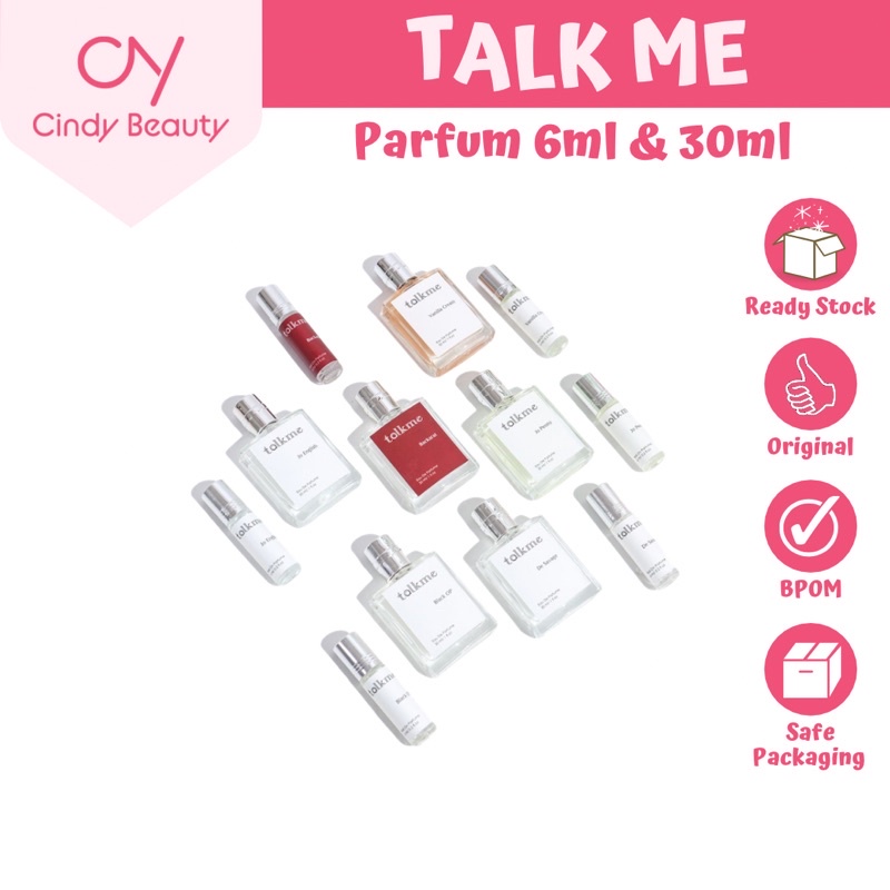 [COD] PARFUM TALK ME READYSTOCK LENGKAP 6ML 30ML