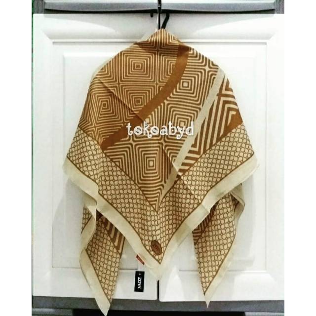 Jilbab Segiempat Zoya Rumi Scarf Copper Shopee Indonesia