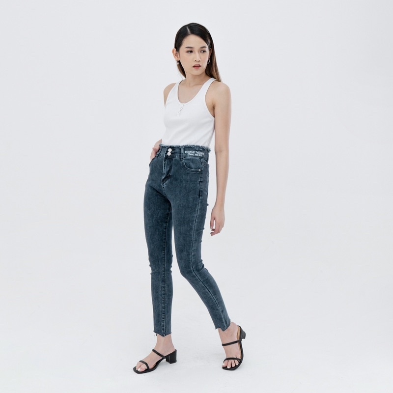 VIERLIN - Jeans 3338 - HIGHWAIST SKINNY JEANS