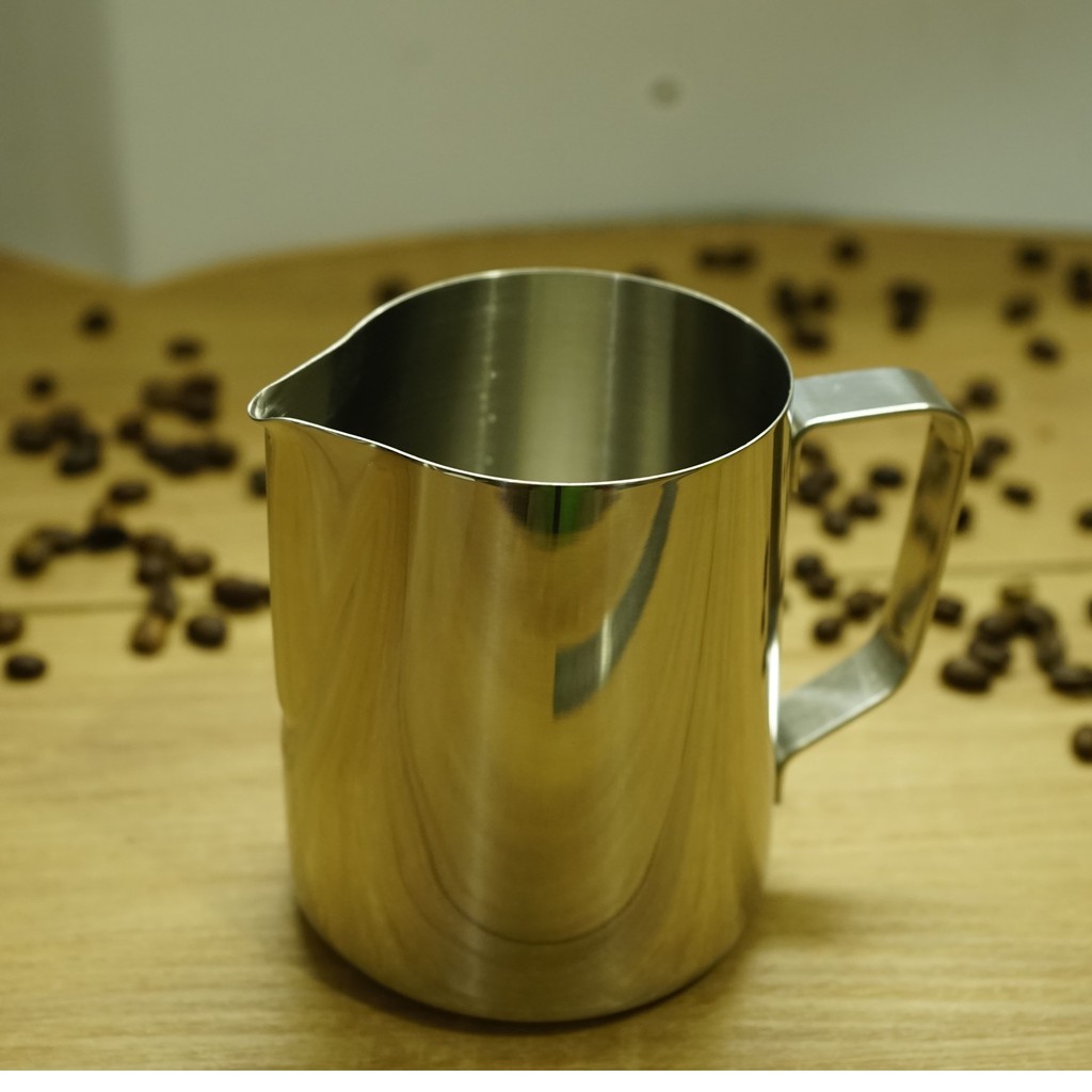 gelas latte art corong tajam 150 200 350 600 ml stainless steel
