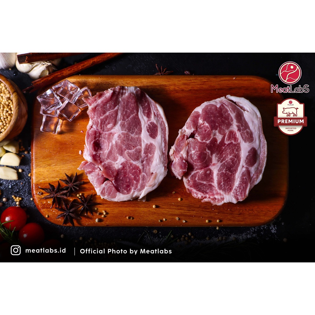

Daging Babi Kapsim Kembang Import - Collar Boneless Import
