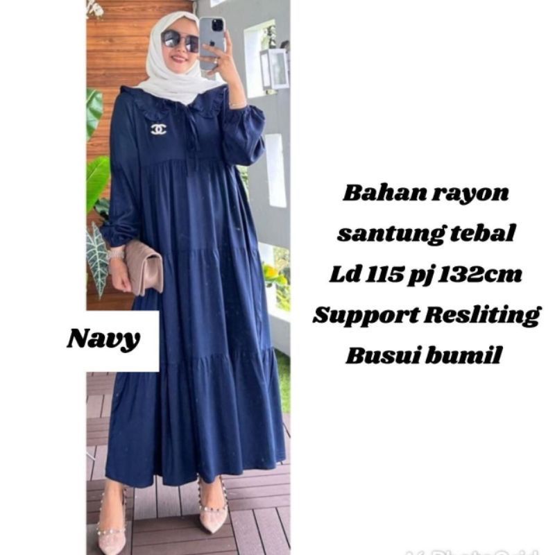 MIDI DRESS /GAMIS TERBARU/ GAMIS MURAH /BAJU WANITA /HOMEDRESS /DRESS WANITA