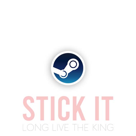 

Stiker sablon setrika DTF kaos baju sticker vinyl steam gamer 49