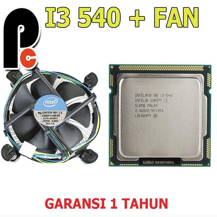 Processor Intel Core i3 540 3.06 GHz +  FAN INTEL ORI